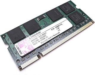 كينجستون 1 جيجا PC2-5300 667 ميجاهيرتز DDR2 SDRAM نوتبوك ميموري KVR667D2SO/1GR، سعة 1.0 GB