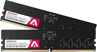 ذاكرة 32GB DDR5 RAM 5600MHz (16GB×2) (PC4-44800) كمبيوتر مكتبي (DIMM) ذاكرة كمبيوتر CL42 (متوافقة مع 5600 ميجاهرتز) اكلاماتور