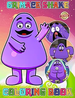 Grimace's Sha-ke Coloring Book Game for Fan Men Teen Women Kid: Grimace's Sha-ke for Inspiration & Relaxation, Gift For Stress Relief And Unwind in Work Office, Home, School, Event