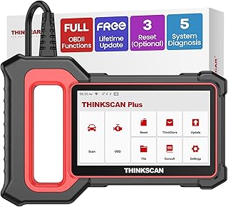 ثينك كار ماسح ضوئي OBD2، ماسح تشخيصي ثينك سكان بلس S4 ABS/SRS/TCM/ECM/BCM، اداة تشخيص السيارة مع 3 اعادة ضبط، 94 علامة تجارية للسيارات، اداة مسح تلقائي لرقم تعريف المركبات، مصادقة تلقائية لـ FCA SGW