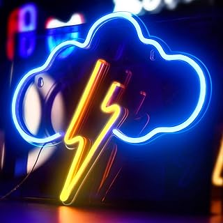 Koicaxy Neon Sign ، Cloud Led Neon Light Wall Light Decor Wall Decor ، Battery أو USB Powered Light Up الاكريليك Neon Sign لغرفة النوم ، غرفة الأطفال ، غرفة المعيشة ، البار ، الحفلة ، الكريسماس ، الزف