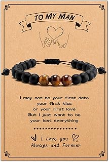 Gifts for Boyfriends,Valentines Husband Gifts,Wedding Gifts for Husband,I Love You Gifts for Him,Birthday Gifts for Husband,Romantic Gifts for Husband,Christmas Boyfriend Gifts,To My Man Bracelet