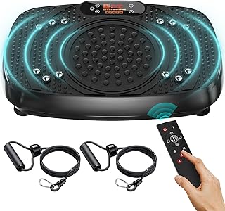 Vibration Plate Exercise Machine: TISSCARE Weight Loss and Lymphatic Drainage Vibrating Plates, Whole Body Workout Sculpting Platform for Home Fitness Fat Burner for Women Men