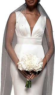 Passat Crystal Wedding Veil Cathedral Wedding Veils For Brides Pearl Wedding Veil Crystals Bridal Veil Beaded Bridal Veil