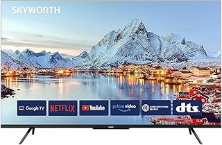 سكاي ورث 75SUE9350F 75 بوصة UHD جوجل تي في او اس سمارت 4K HDR بلوتوث، أزرق