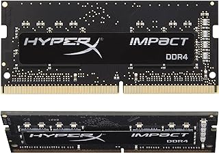 كينغستون ذاكرة لابتوب فيوري DDR4 3200MHz 8GB ×2 امباكت CL20 1.2 فولت SODIMM KF432S20IBK2/16 سعة 16.0 GB