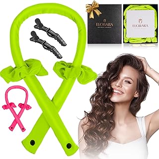 Elobara Heatless Hair Curler Set - Heatless Curling Rod Headband Kit for Easy Overnight Heatless Curls, Hair Curlers to Sleep In for Effortless Styling, Heatless curlers with No Heat and No Damage