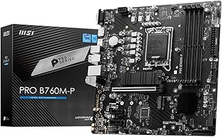 لوحة ام للكمبيوتر اس اي برو B760M P LGA1700 4X DDR5 2X M.2 منفذ PCIe 4.0 USB C مايكرو ATX