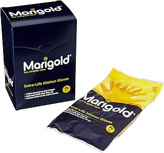 MARIGOLD GLOVES KITCHEN MEDIUM MEDIUM | 6 PACK BUNDLE,Yellow