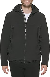 Mens Sherpa Lined Hooded Soft Shell Jacket Jacket