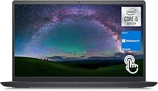 ديل لابتوب انسبيرون 3511 الاحدث 2022 شاشة لمس 15.6 FHD ومعالج انتل كور i5 1035G1 و16GB DDR4 RAM و1TB PCIe SSD وقارئ بطاقات SD وكاميرا ويب وHDMI وواي فاي وويندوز 11 هوم اسود ويندوز