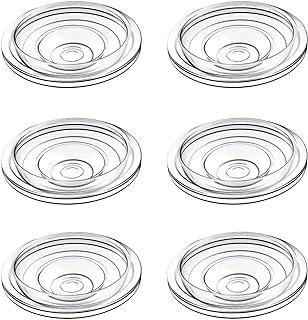 غشاء سيليكون 6 قطع من جيمووانج متوافق مع مضخة الثدي مومكوزي S12 برو/S9 برو، ملحقات بديلة لمضخة الثدي S9/S10/12، لاجزاء مضخة الثدي القابلة للارتداء من مومكوزي/تسريت، 6 قطع
