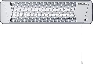 ستيبيل الترون سخان كوارتز IW 120 لحوالي 10 متر مربع، معدن، ثلاث مراحل تسخين 0.4/0.8/1.2 كيلو واط، حرارة مشعة ممتعة على الفور، 229339