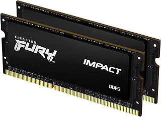 كينغستون مجموعة ذاكرة لاب توب فيوري امباكت 16GB (2x8GB) 1866MHz DDR3 CL11 مع 2 KF318LS11IBK2/16