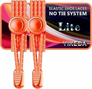 YIKEDA Elastic Shoelaces without Tying 120 cm Shoelaces Quick Release for Children Adults Seniors Rubber Shoelaces Flexible for Trainers Running Shoes Children