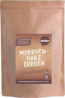 Wohltuer Myrrh Tree Resin 50 g - Pure Natural Resin for Smokes, Aromatherapy & Wellness - High Quality