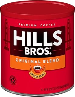 Hills Bros Coffee, Original Blend Medium Roast Ground, 30.5 Ounce