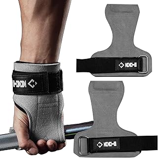 KKH Wrist Straps for Weightlifting, Lifting Straps for Weightlifting, Heavy Duty Deadlift Straps Gloves for Weight Lifting Powerlifting with Adjustable Wrist Grips Fitness Pads