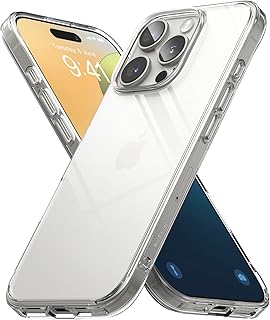 Ringke Fusion Compatible with iPhone 16 Pro Case Transparent Phone Cover Shockproof Bumper iPhone 16 Pro Case - Clear