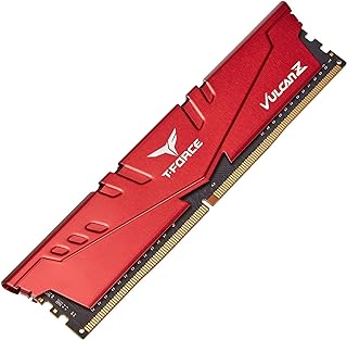 تيم جروب ذاكرة العاب معدنية فولكان زد 16GB DDR4 3200Mhz من تي فورس (احمر) - TLZRD416G3200HC16F01