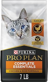 Purina Pro Plan High Protein Cat Food With Probiotics for Cats, Chicken and Rice Formula - 7 lb. Bag