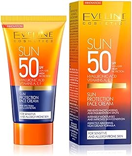 كريم واقي من الشمس للوجه بعامل حماية SPF50 سعة 50 مل، الكل، منايفلين كوزمتيكس