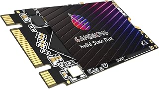 جيمركينغ SSD M.2 2242 256GB Ngff وسيط تخزين ذو حالة ثابتة داخلية 1TB 512GB 128GB 64GB للكمبيوتر المكتبي واللابتوب ساتا III 6Gb/s قرص صلب عالي الاداء (256GB، M.2 2242)