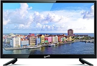 سوبر سونيك SC-1911 19 بوصة 1080p LED عريضة HDTV مع مدخل HDMI (تيار متردد/تيار مستمر)