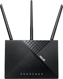 راوتر WIFi من اسوس AC1750 (RT-ACRH18) ثنائي النطاق، سهل ارتكيب مع مراقبة ابوية وUSB 3.0، مع تقنية اي اي رادار بيم فورمينج لزيادة السرعة والثبات والتغطية، تقنية مو-ميمو، واي فاي، ابيض