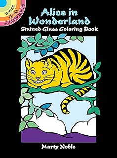 Alice in Wonderland Stained Glass C