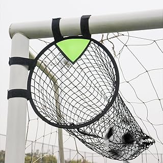 BOHEN Soccer Targets Goal Set of 2pc - Pop-up Portable Top Bins Target - Shooting Accuracy Training Soccer Goal for Endless Fun and Skill Building with Carrying Bag