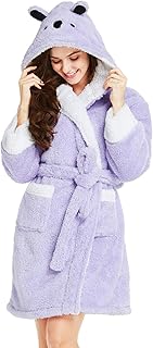 Plush Robes for Womens Bathrobes with Hood Soft Animal Robes Cozy Warm Koala Gifts