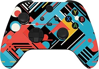 Wireless Controller for Microsoft Xbox Series X/S & Xbox One - Custom Soft Touch Feel - Custom Series X/S Controller (X/S Abstract Fusion)