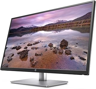 HP شاشة عرض 32 اس، 31.5 بوصة، IPS، FHD، 1 HDMI، 1 VGA، اسود، من اتش بي، LED