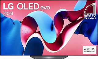 LG تلفزيون ذكي OLED55CS4VA 55 بوصة 4K OLED 120hz ويب او اس 24 دولبي اتموس HDR 10 فيجن HLG α9 AI Sound Pro افتراضي 9.1.2 اب ميكس يتضمن جهاز تحكم عن بعد ماجيك ضمان لمدة عامين موديل 2024 - أسود