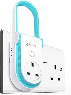 TP-Link RE360 AC1200 Universal Dual Band Range Extender with Extra Power Outlet, Broadbs/Wi-Fi Extender, Wi-Fi Booster/Hotspot with 1 Gigabit Port