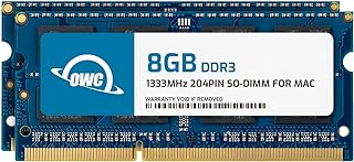 OWC مجموعة ترقية ذاكرة 16GB (2x 8GB) 1333Mhz PC3-10600 DDR3 SO-DIMM 204 دبوس