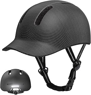 Bike Helmet, Shinmax Adult Bike Helmets for Men Women Bicycle Helmet Lightweight Adjustable Baseball Cap Cycling Helmet with Reflective Strip for Urban Commuter Road Biking