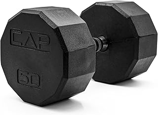 CAP Barbell 12-Sided Coated Dumbbell Weight | Multiple Options