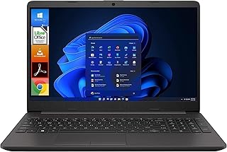 HP نوت بوك 250 G9 بشاشة HD 15.6 انش ومعالج انتل سيليرون N4500 وذاكرة RAM 16GB DDR4 مستديمة SSD 512GB وويندوز 11 برو جاهز للاستخدام ويندوز