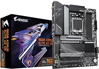 لوحة ام للألعاب اروس ماستر اليت AX B650 من جيجابايت (V2/LGA 1718/AMD AM5/ATX/B650/M.2/منفذ PCIe 5.0/USB 3.2 جيل 2×2 نوع سي/واي فاي Gen2X2/شبكة LAN 2.5 جيجابايت/كيو-فلاش بلس/EZ-لاتش بلس)، DDR5