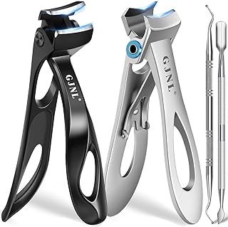 Toenail Clippers for Seniors for Thick Nails, 2025 Upgrade Slant Angled Head Large Toe Nail Clippers, Heavy Duty Fingernail Clippers with 16mm Wide Opening Nail Cutter Men & Women