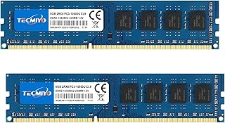 تيك ميو وحدة ذاكرة RAM 16GB (2X8GB) PC3L-10600U DDR3/DDR3L 1333MHZ Udimm PC3-10600 DDR3-1333 DIMM 2RX8 ثنائي الرتبة 240 دبوس 1.35/1.5 فولت CL9 غير مخزنة ECC