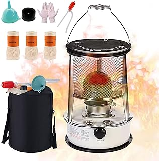 6L Kerosene Heaters for Indoor Use, Kerosene Stove Heater, Non Electric Heaters with 3 Wicks, Light and Convenient, Suitable for Indoor and Outdoor, Camping and Fishing