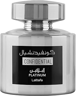 عطر كونفيدنشال بلاتينيوم او دي بارفان للجنسين من لطافة، 100 مل