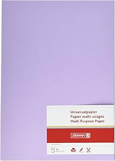 برونين ورق يونيفرسال 105125060، مقاس ايه 4، 50 ورقة، 80 غرام/متر مربع، ارجواني فاتح