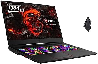 لابتوب جيمنج رايدر 2021 من ام اس اي، 17.3 انش FHD 144Hz 3ms، RGB، انتل سداسي النواة i7-10750H، نفيديا جيفورس RTX 2070، RAM 32GB، منفذ ملحقات اضافية سريع ذاكرة مستديمة 1TB SSD + HDD 2TB، ويندوز 10