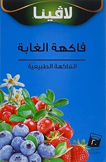 أكياس شاي عشبية بنكهة فاكهة الغابة من لافينا، 20 × 2 غرام - عبوة من قطعة واحدة