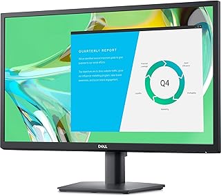 ديل E2422HN شاشة LED LCD مقاس 23.8 بوصة، أسود , 1، 1920 x 1080