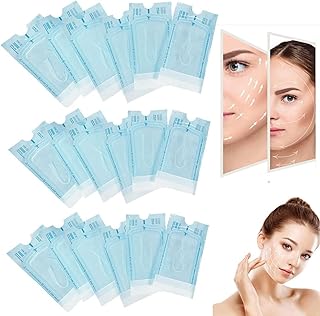 Soluble Protein Thread Lifting, Instant Face Protein Thread, Absorbable Collagen Thread for Face Lift, Reduce Fine Lines Wrinkle, Anti-Aging Wrinkle Firming Lifting Skin Care (60 Pcs)